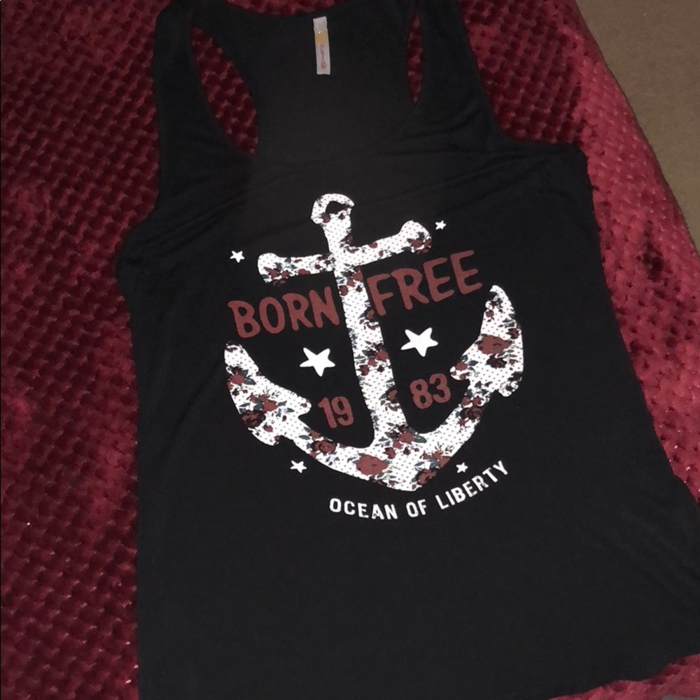 Razor back tank top